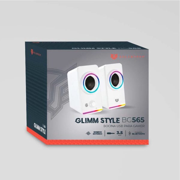 Balam Rush Glimm Style BG565 De 1 vía Blanco Inalámbrico y alámbrico 10 W - Imagen 4