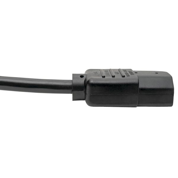 Tripp Lite P011-006 Cable de Alimentación para Computadora, NEMA L6-20P a C13 - Servicio Pesado, 15A, 125V, 14 AWG, 1.83 m [6 pies], Negro - Imagen 4