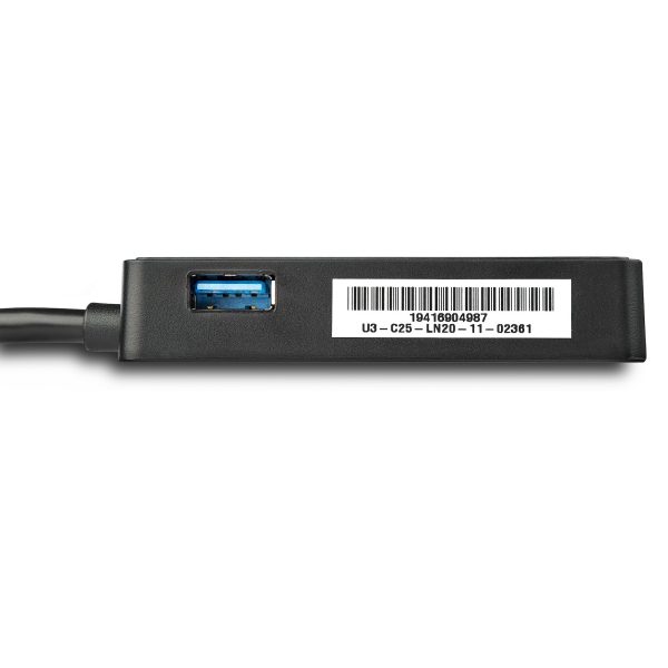 StarTech.com Adaptador Tarjeta de Red NIC Externa USB 3.0 de 1 Puerto Gigabit Ethernet RJ45 y Puerto USB - Negro - Imagen 3