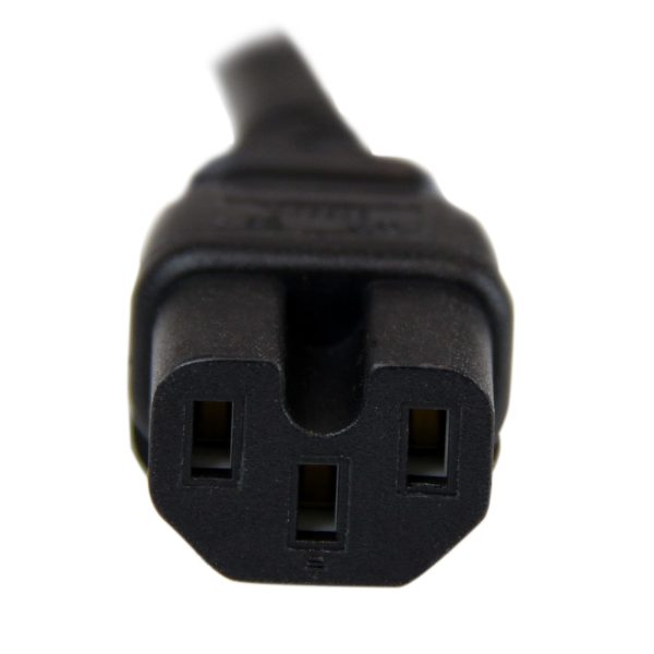 StarTech.com Cable de 2.4m 14AWG de Alimentación Poder Aterrizado para Computadora PC NEMA5-15P a C15 con Tierra - Imagen 3