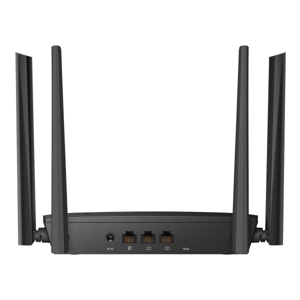 Steren COM-865+ router inalámbrico Gigabit Ethernet Doble banda (2,4 GHz / 5 GHz) Negro - Imagen 2