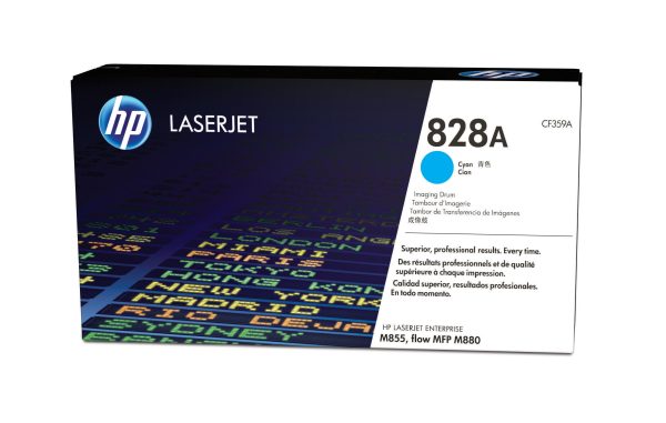 HP Tambor de imagen 828A LaserJet, cian