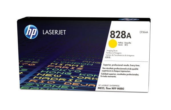 HP Tambor de imagen 828A LaserJet, amarillo