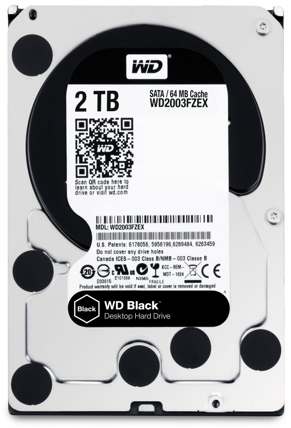 Western Digital Black disco duro interno 2 TB 7200 RPM 64 MB 3.5" Serial ATA III - Imagen 4