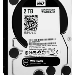 Western Digital Black disco duro interno 2 TB 7200 RPM 64 MB 3.5" Serial ATA III
