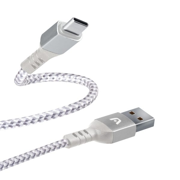 ArgomTech ARG-CB-0025WT cable USB USB 2.0 1.8 m USB C USB A Blanco - Imagen 3