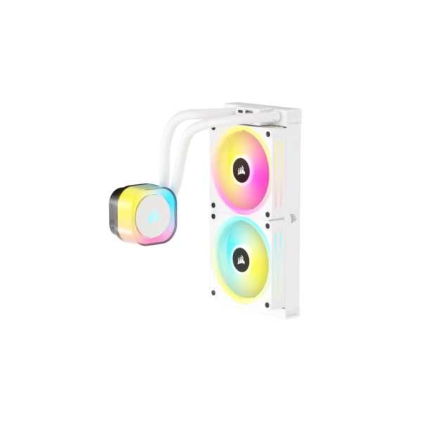 Corsair H100I Procesador Refrigerador híbrido 12 cm Blanco - Imagen 4