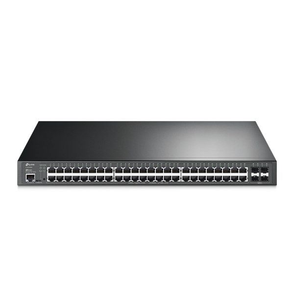 TP-Link JetStream TL-SG3452XP dispositivo de redes Gestionado L2+ Gigabit Ethernet (10/100/1000) Energía sobre Ethernet (PoE) 1U Negro - Imagen 2
