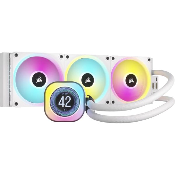 Corsair CW-9061010-WW sistema de refrigeración de computadora Procesador Enfriador de aire 12 cm Blanco 3 pieza(s)