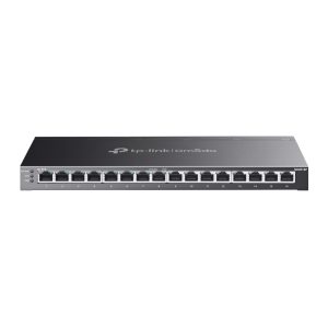 TP-Link Omada SG2016P dispositivo de redes Gestionado L2/L2+ Gigabit Ethernet (10/100/1000) Energía sobre Ethernet (PoE) Negro