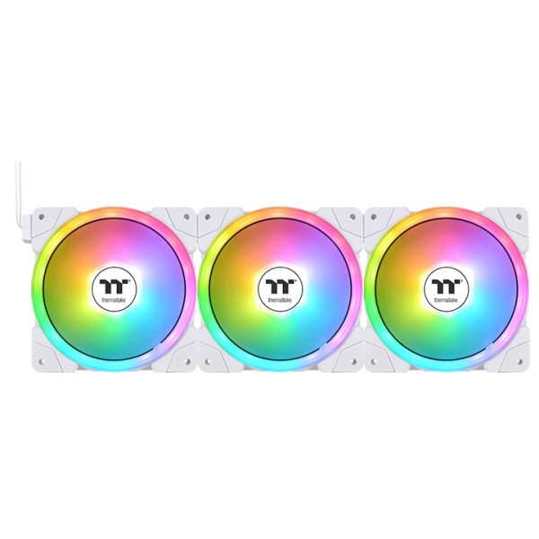 Thermaltake SWAFAN EX12 ARGB Gabinete de la computadora Enfriador de aire 12 cm Blanco 3 pieza(s) - Imagen 4