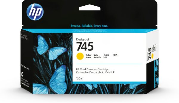 HP Cartucho de tinta DesignJet 745 amarillo de 130 ml - Imagen 4