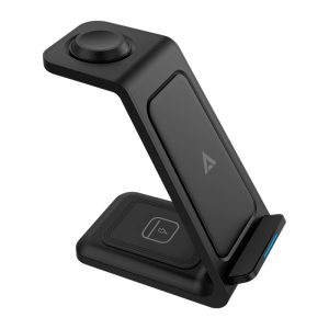 Acteck Energon S-Mate CI720 Audífonos, Smartphone, Reloj inteligente Negro USB Cargador inalámbrico Interior