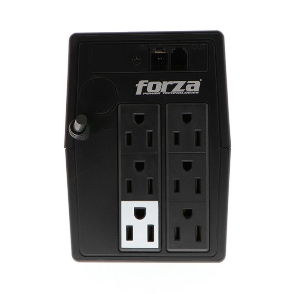 Forza NT-751 sistema de alimentación ininterrumpida (UPS) Línea interactiva 0.75 kVA 375 W 6 salidas AC - Imagen 3