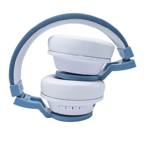BACKDROP BDH-1A audífono y auriculare Audífonos Inalámbrico Diadema Música USB Tipo C Bluetooth Azul, Blanco - Imagen 2