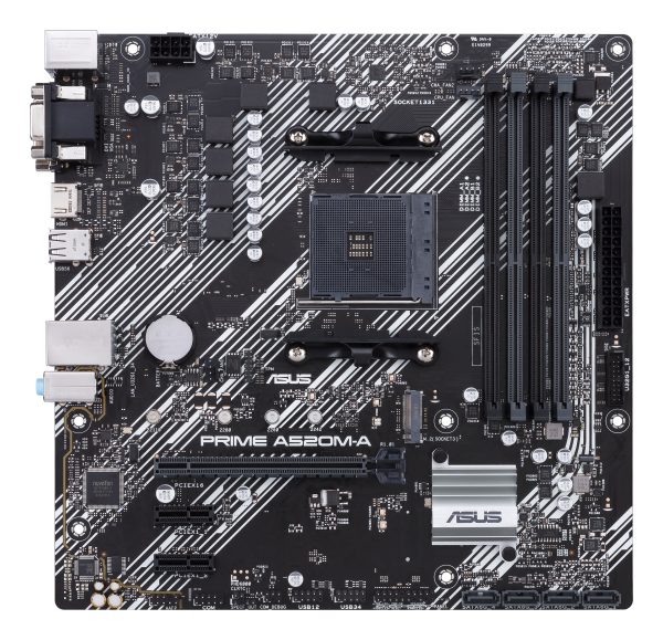 ASUS PRIME A520M-A II/CSM AMD A520 Zócalo AM4 micro ATX - Imagen 2