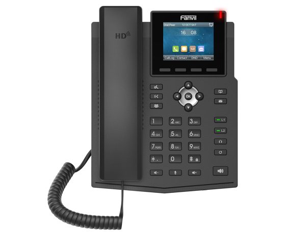 Fanvil X3SG teléfono IP Negro 4 líneas LCD - Imagen 3