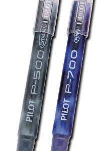 Pilot P-500 Pluma de gel con tapa Negro 12 pieza(s)