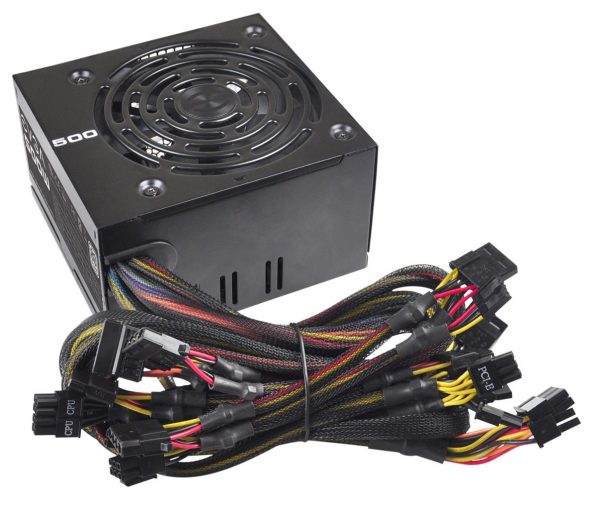 EVGA 100-W1-0500-KR unidad de fuente de alimentación 500 W 24-pines ATX ATX Negro