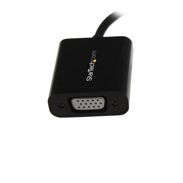 StarTech.com Adaptador Mini DisplayPort a VGA - Convertidor Activo de Mini DP a VGA Video 1080p con Certificación VESA - mDP 1.2 o Thunderbolt 1/2 Mac/PC a Monitor VGA -VGA Negro - Imagen 3