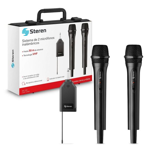 Steren MIC-288R micrófono Negro Micrófono para escenarios y espectáculos - Imagen 2
