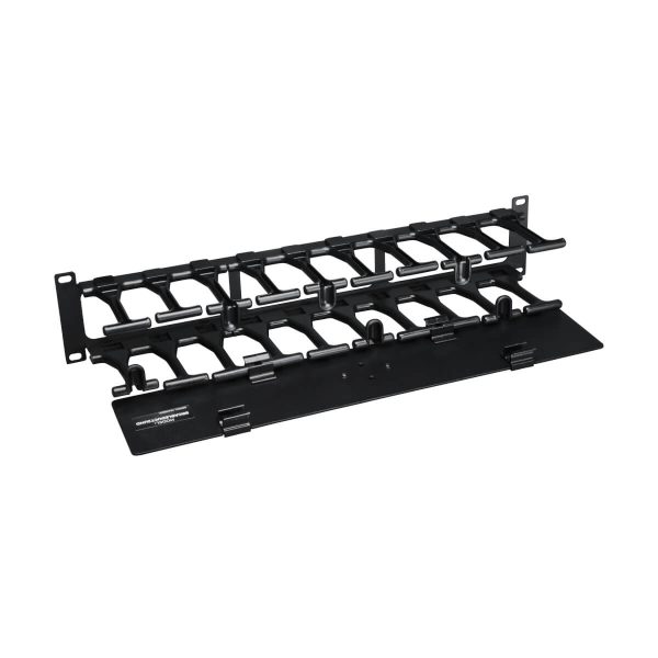 Tripp Lite SRCABLEDUCT2UHD Administrador De Cables Horizontal De 2U De Alta Capacidad (Conducto De Peine Con Tapa De Bisagra Doble) - Imagen 3