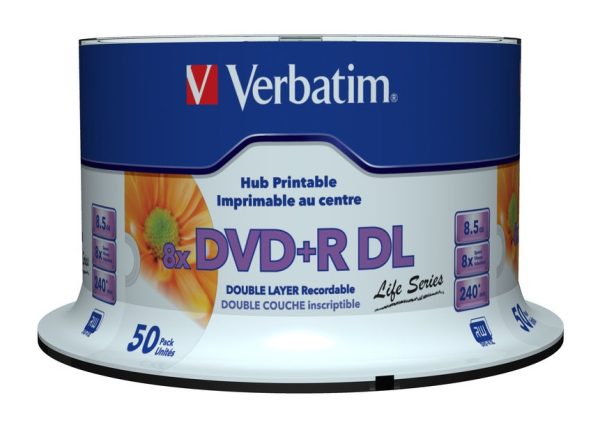 Verbatim 97693 DVD en blanco 8.5 GB DVD+R DL 50 pieza(s)
