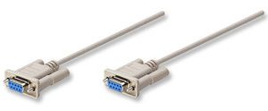 Manhattan DB9 1.8m cable serial Gris