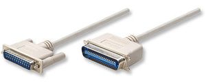 Manhattan Printer Cable, 1.8m cable paralelo Blanco