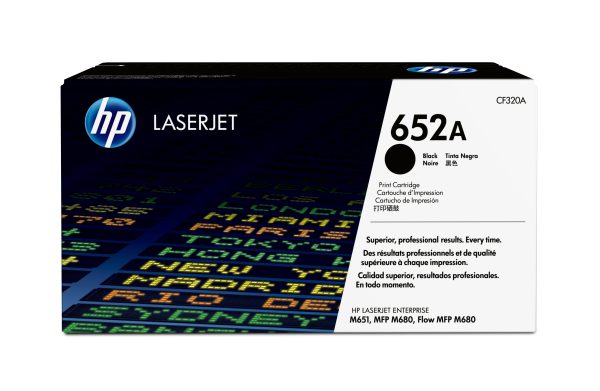 HP Cartucho de tóner original 652A LaserJet negro