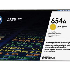 HP Cartucho de tóner original 654A LaserJet amarillo