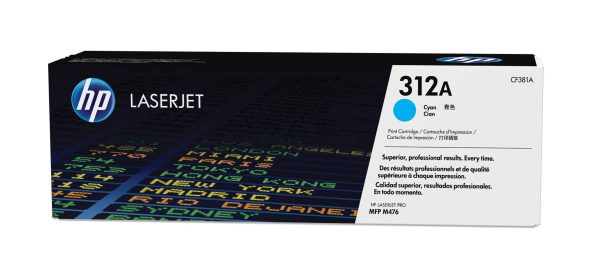 HP Cartucho de tóner 312A cian para LaserJet