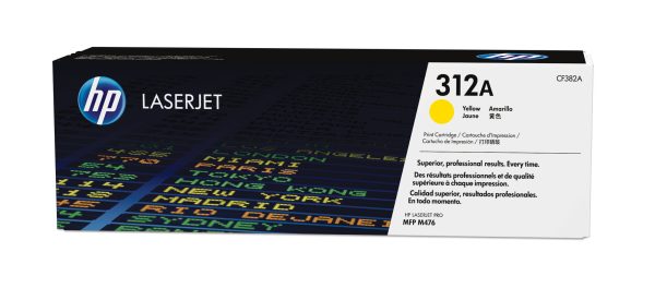 HP Cartucho de tóner 312A amarillo para LaserJet