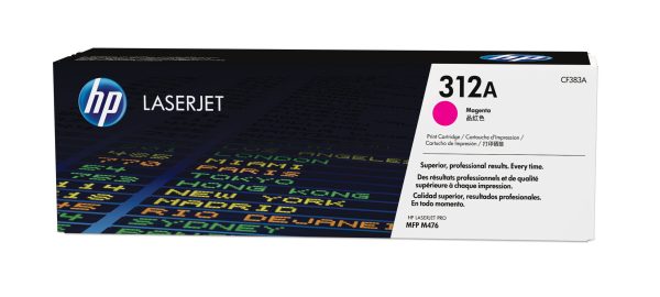 HP Cartucho de tóner 312A magenta para LaserJet