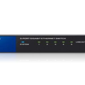 Linksys SE3005 dispositivo de redes No administrado L2 Gigabit Ethernet (10/100/1000) Negro
