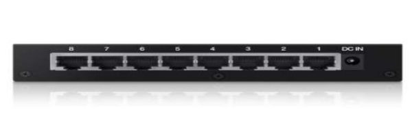 Linksys SE3008 dispositivo de redes No administrado Gigabit Ethernet (10/100/1000) Negro - Imagen 2