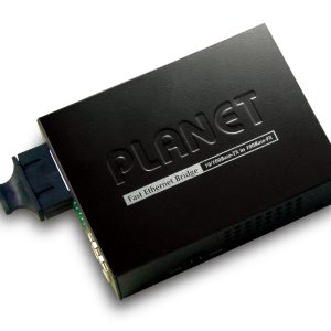 PLANET FT-802S15 convertidor de red 100 Mbit/s 1310 nm Modo único Negro