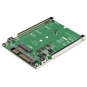StarTech.com Adaptador de SSD SATA M.2 a SATA de 2.5" - Convertidor de M.2 NGFF a SATA - de 7mm - Bracket de Marco Abierto - Adaptador para Disco Duro M.2 - No es Compatible con NVMe