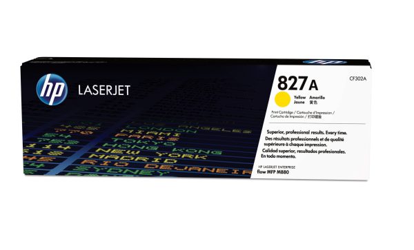 HP Cartucho de tóner original LaserJet 827A amarillo