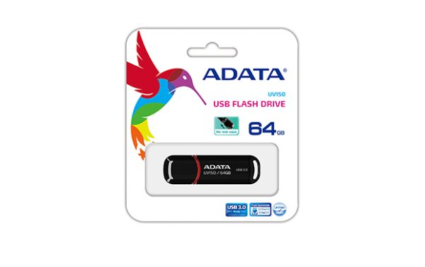 ADATA 64GB DashDrive UV150 unidad flash USB USB tipo A 3.2 Gen 1 (3.1 Gen 1) Negro - Imagen 2