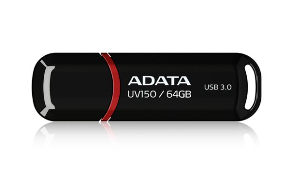 ADATA 64GB DashDrive UV150 unidad flash USB USB tipo A 3.2 Gen 1 (3.1 Gen 1) Negro