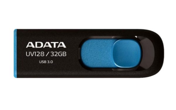 ADATA DashDrive UV128 128GB unidad flash USB USB tipo A 3.2 Gen 1 (3.1 Gen 1) Negro, Azul - Imagen 2