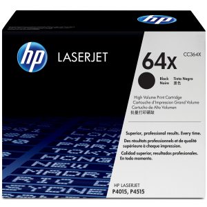 HP Cartucho original de tóner negro de alto rendimiento 64X LaserJet