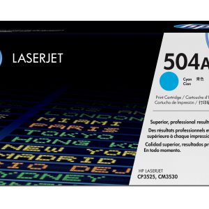 HP Cartucho de tóner original LaserJet 504A cian