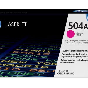HP Cartucho original de tóner magenta 504A LaserJet