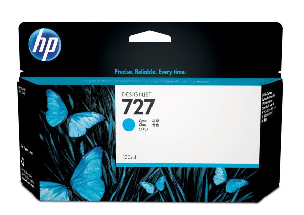 HP Cartucho de tinta DesignJet 727 cian de 130 ml - Imagen 4
