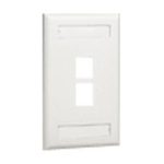 Panduit NK2FWHY placa de pared o cubierta de interruptor Blanco