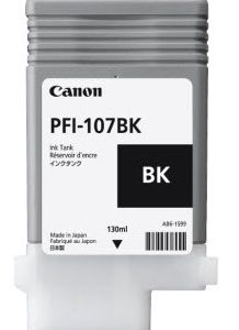 Canon PFI-107BK cartucho de tinta 1 pieza(s) Original Negro