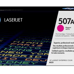 HP Cartucho de tóner original LaserJet 507A magenta