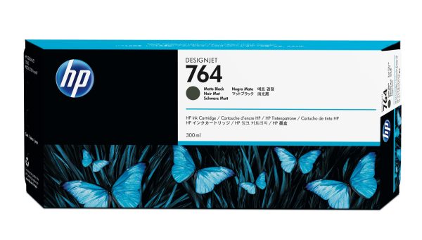 HP Cartucho de tinta DesignJet 764 de 300 ml negro mate